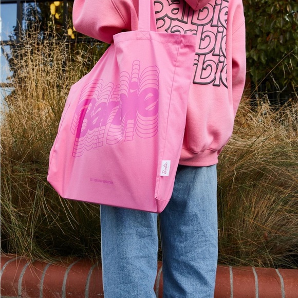 Cotton-On Barbie Foundation Kids Recycled Tote Bag - Picture 3 of 4
